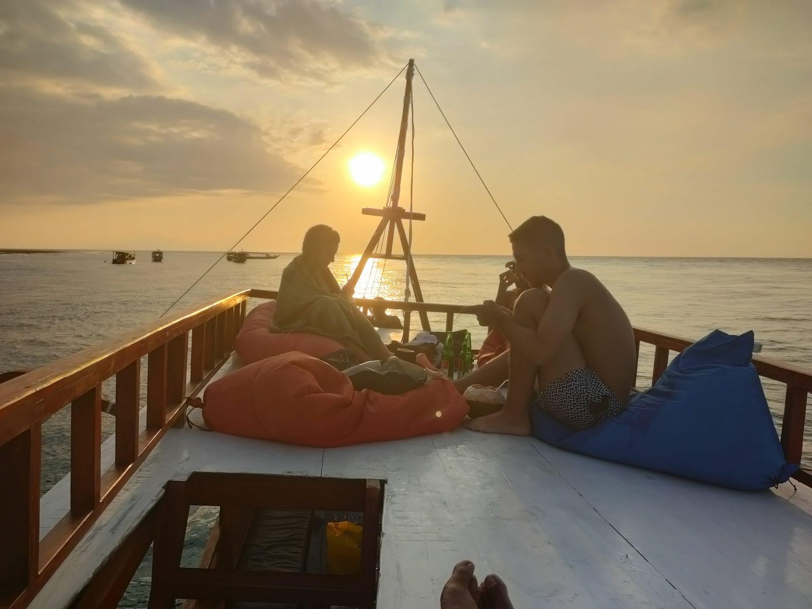 Sunset around the Gilis