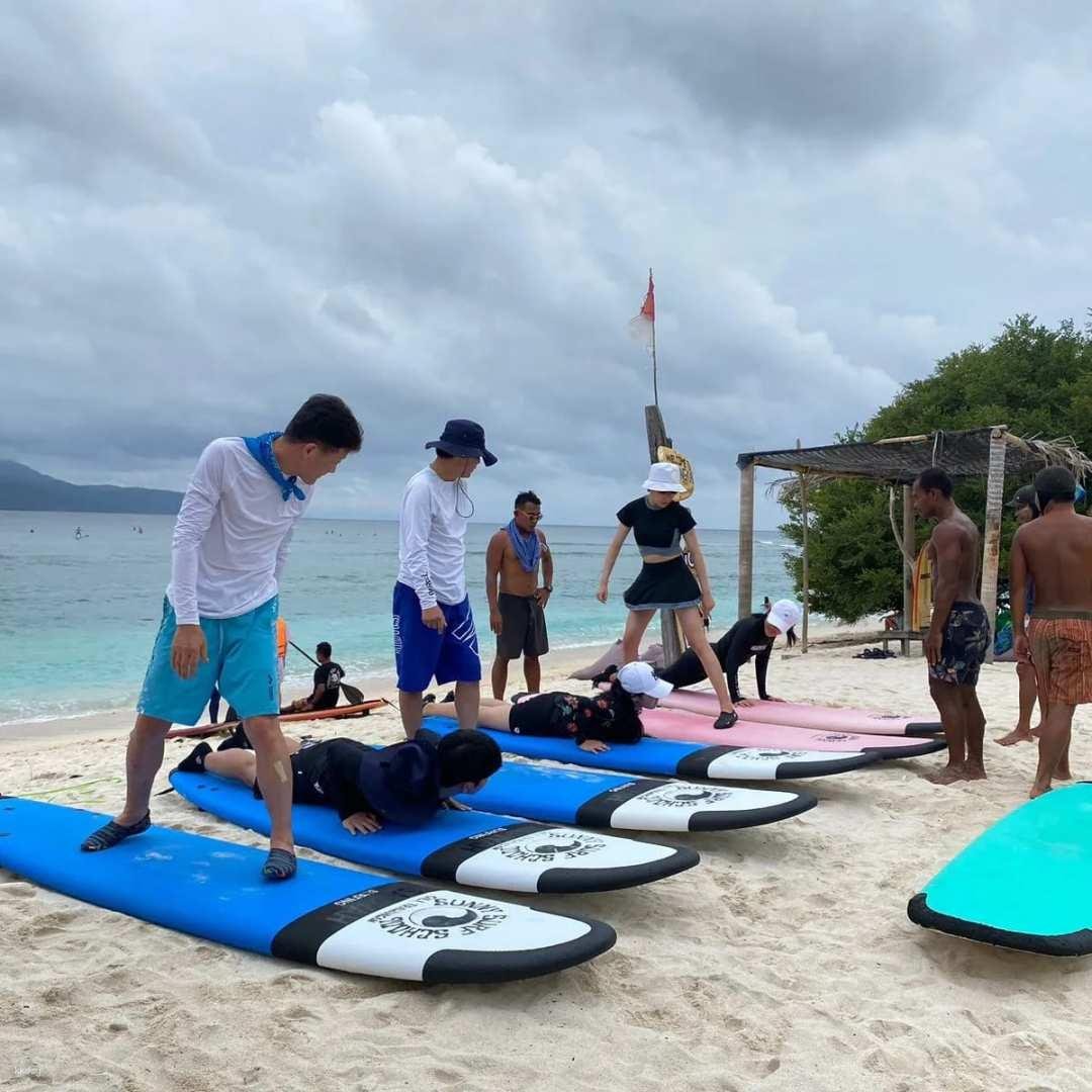 Lombok surf coast