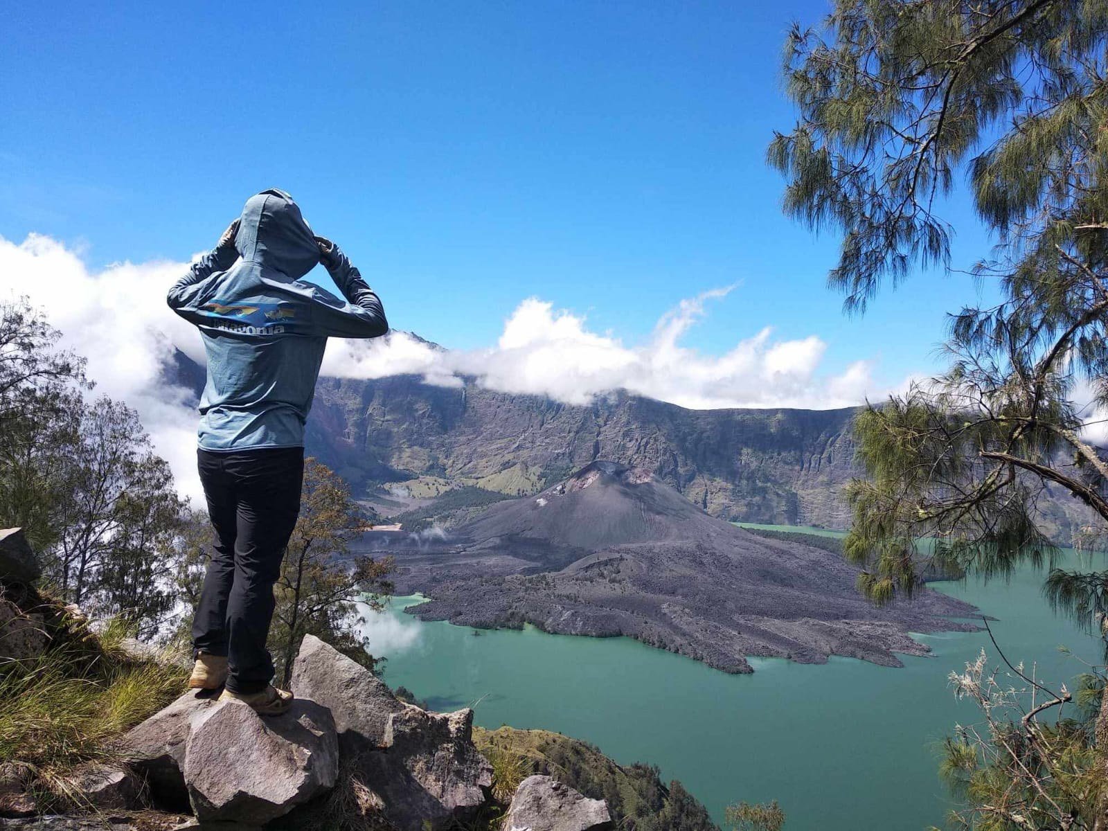 Crater lake view
